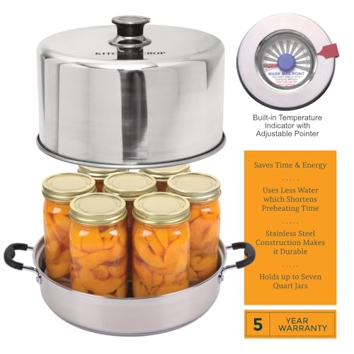 Stainless Steel Steam Canner with Temperature Indicator C66515