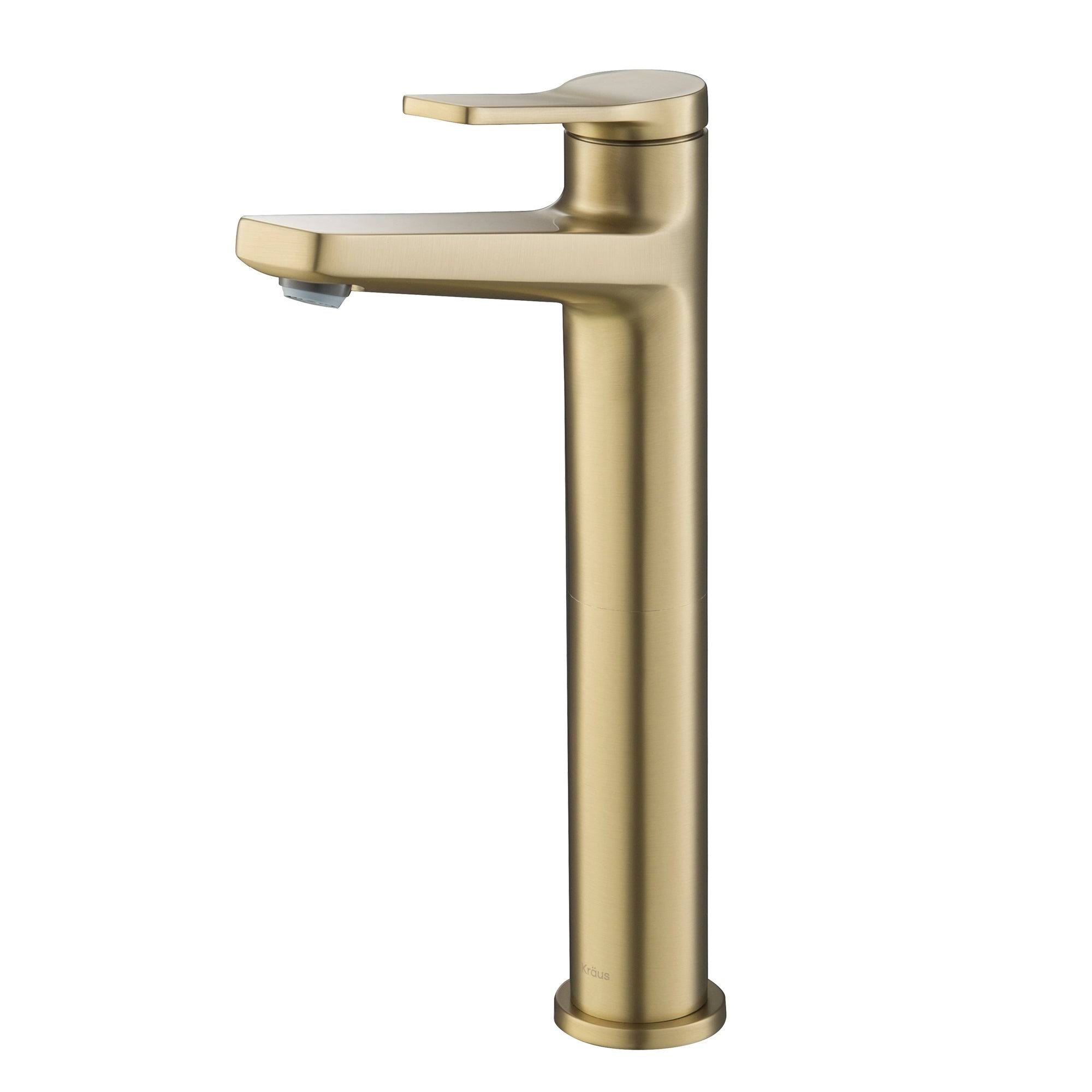 Matte Black Vessel Bathroom Faucet with Towel Bar, Paper Holder, Towel Ring and Robe Hook U346