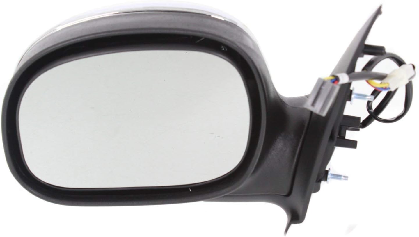 Chrome Manual Folding Power Mirror for Ford F-Series 97-04 C1446