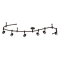 6-Light LED Flex Track, 96" Oil Bronzed L320033