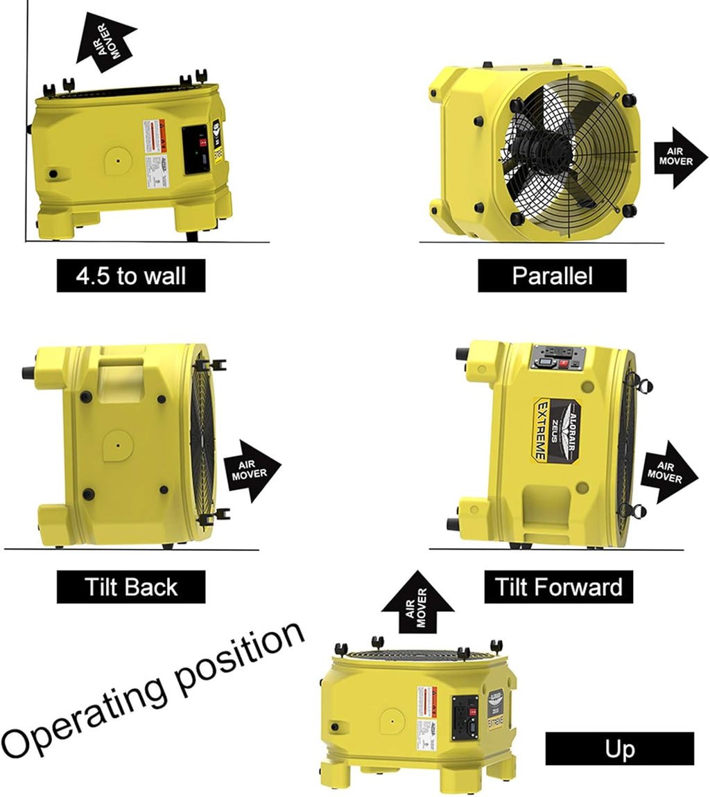 Yellow Commercial Air Mover Blower Fan W35176