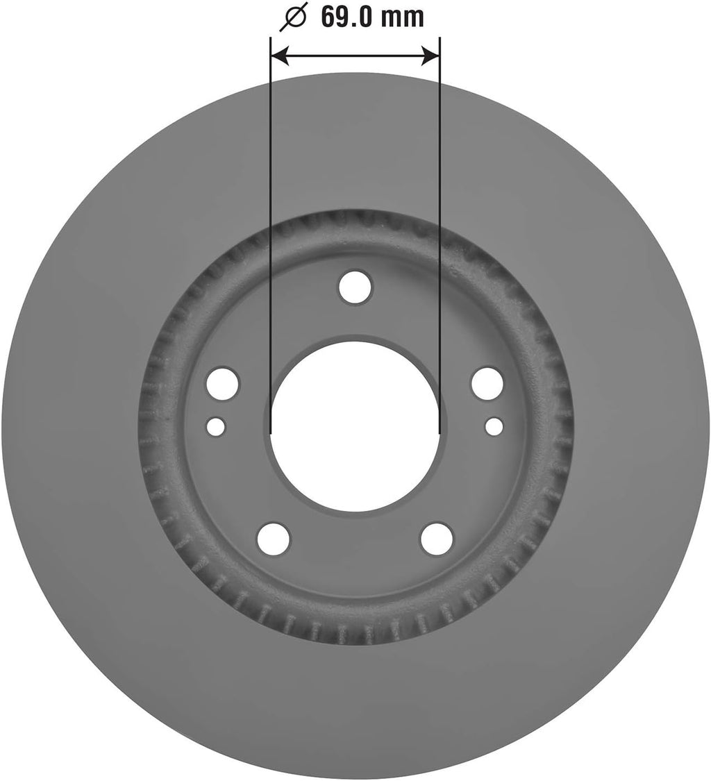 Pack of 2 Front Brake Rotor G407