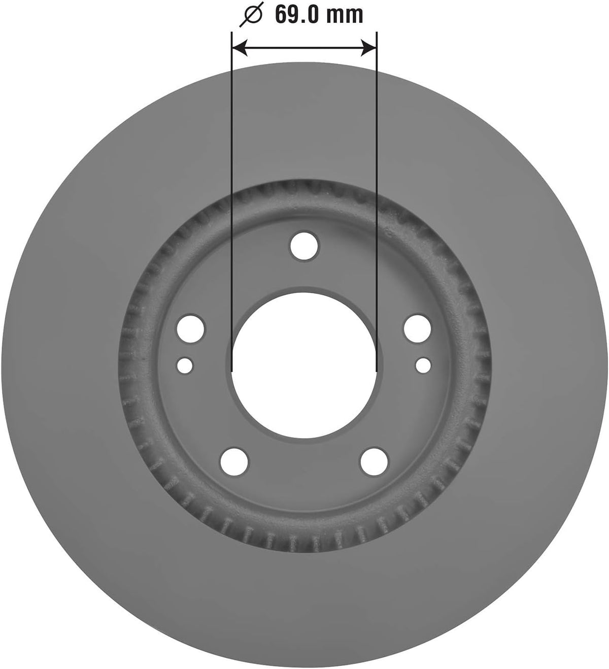 Pack of 2 Front Brake Rotor G407