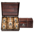Skull & Bones Capitol Decanter Chest Set N847161