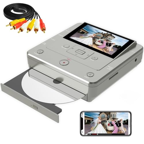 VHS to DVD Recorder with 10 DVDs & AV Cable W2625