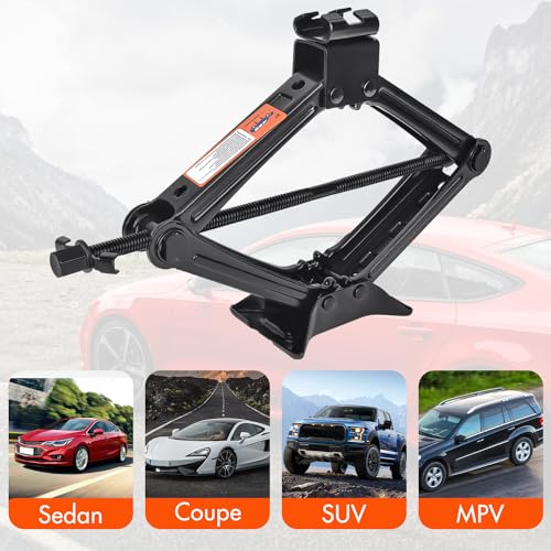 2 Ton Scissor Car Jack Kit with Lug Wrench T9690