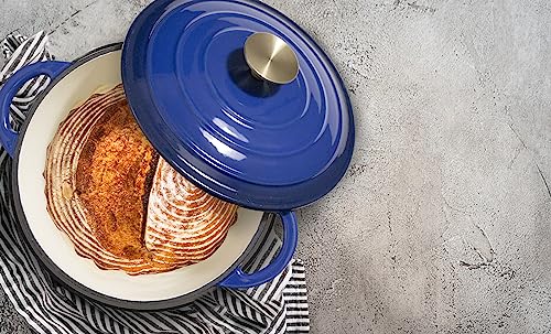Red Enamel 5qt Cast Iron Dutch Oven W34752