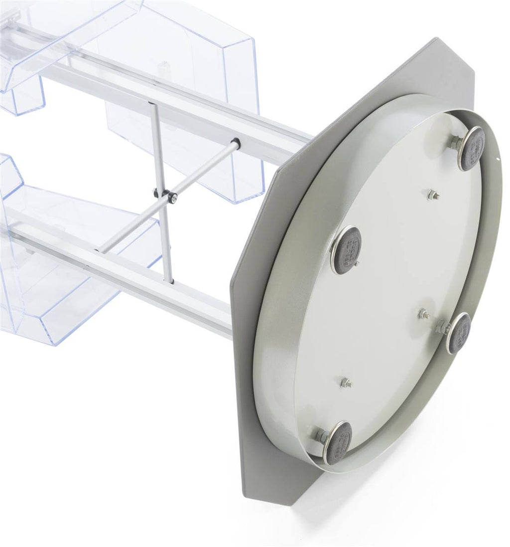 Spinning Magazine Stand with 20 Pockets Y73277