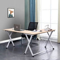 White Maple L-Shaped Computer Desk I48358