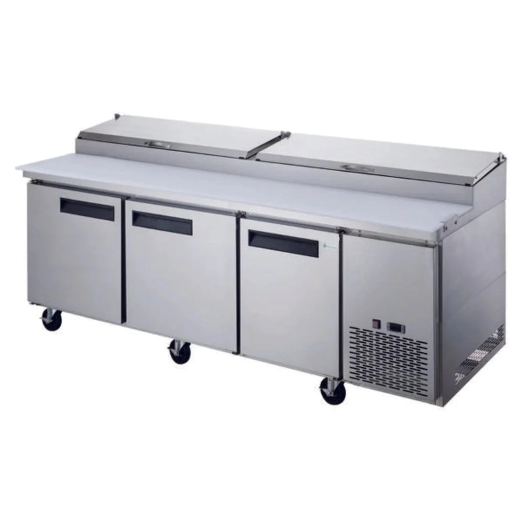 90 Refrigerated 3 Door Pizza Prep Table M44772