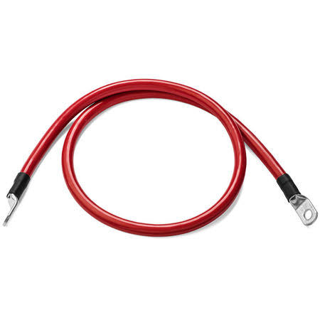Single Red 12 ft 1/0 AWG Battery Cable U756399