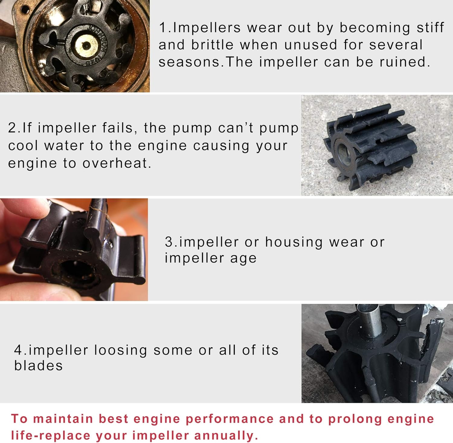 Water Pump Repair Kit with Housing Pack of 2 X9808