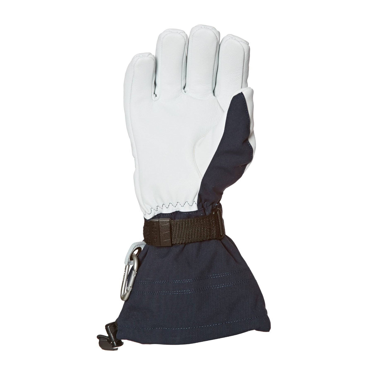 Navy Leather Ski Glove O87336