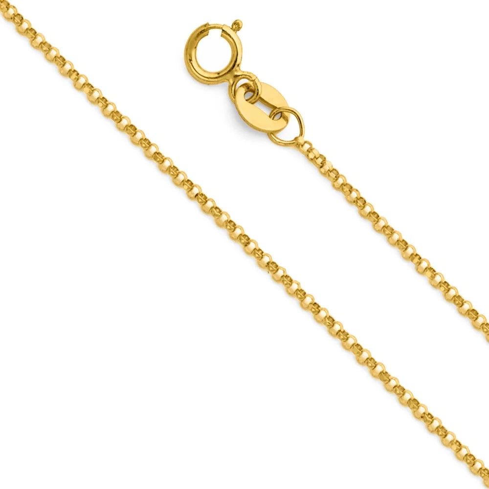 14K Two-Tone Gold Flower and Heart-Shaped Initial Pendant with 16" Chain Necklace B9117