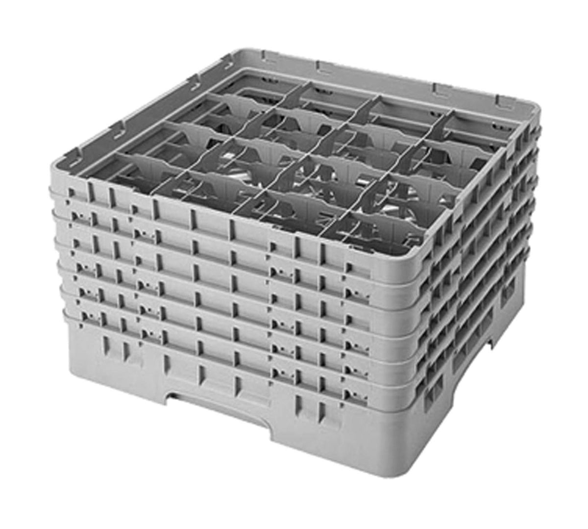 Teal 16 Compartment Full Size Glass Rack S144