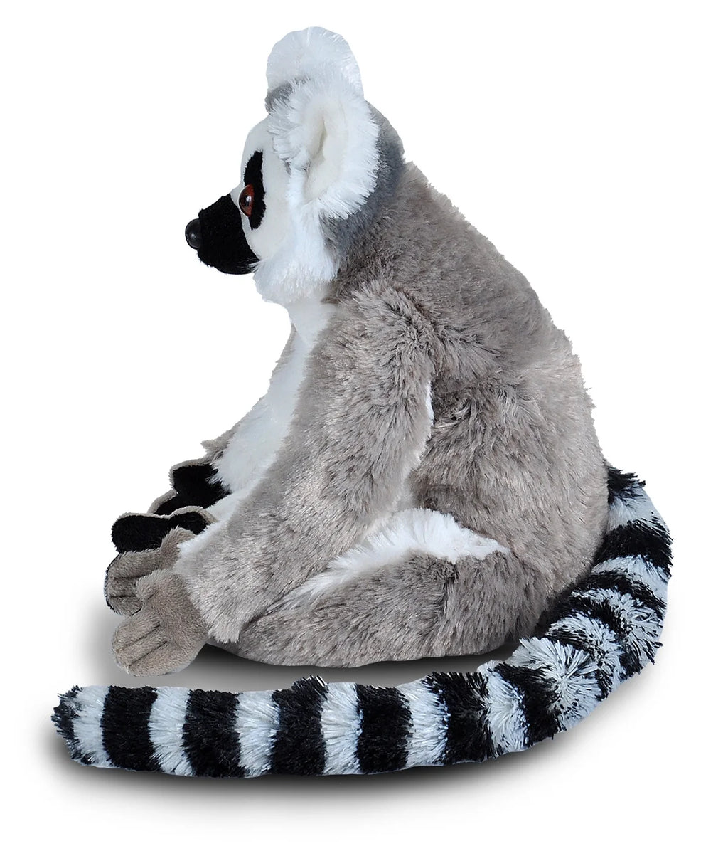 Ring Tailed Lemur Plush Stuffed Animal, 12 Inches H16675