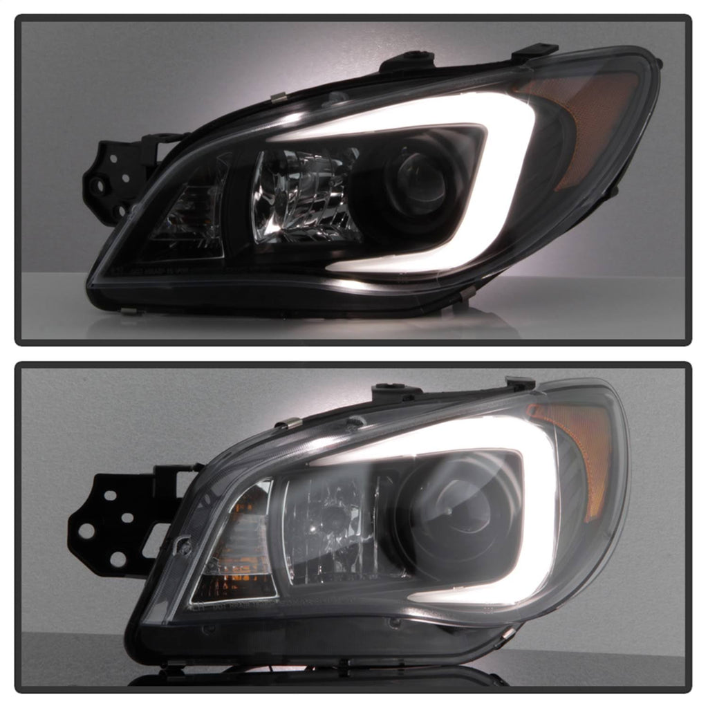 Black DRL LED Projector Headlights K9999