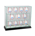 Black Baseball Upright Display Case A935866