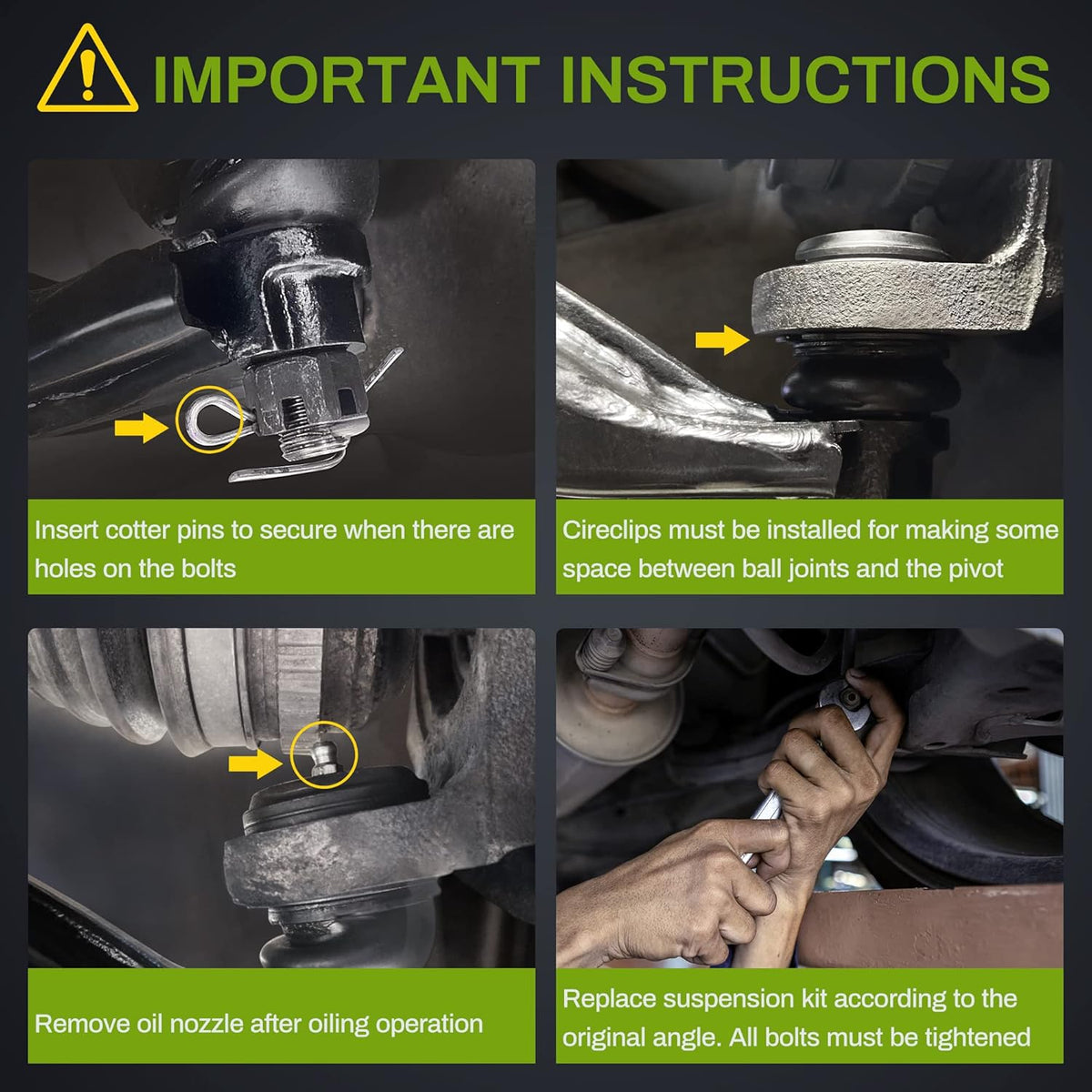 Front Lower Control Arms for Honda Pilot and Acura MDX Q24119