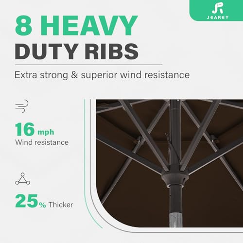 Navy Blue 9 ft 2-Tiers Patio Umbrella K4466