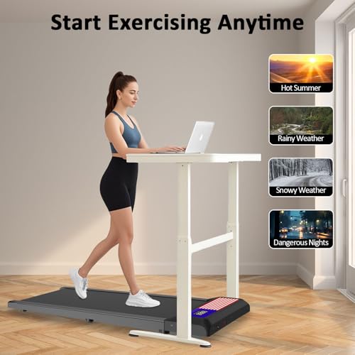 2.5 HP Under Desk Treadmill with Remote Control U6428