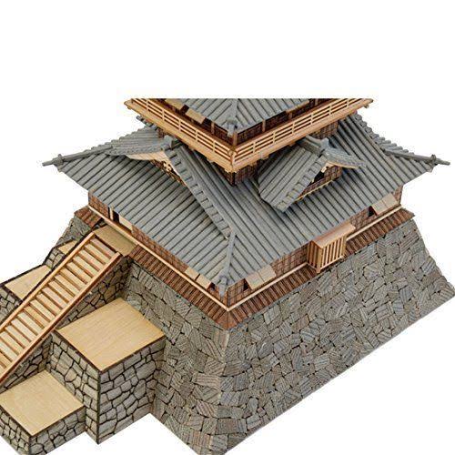 1/150 Maruoka Castle Wooden Model Assembly Kit W420633