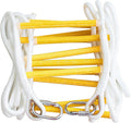 16 ft Flame Resistant Fire Escape Rope Ladder with Hooks Q22926