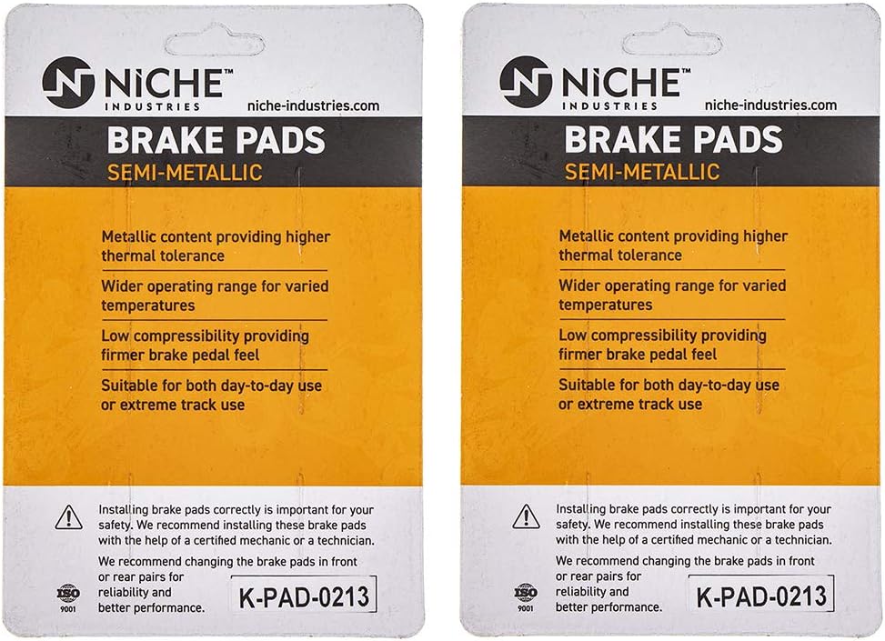 Semi-Metallic Brake Pad Set Pack of 2 U405348