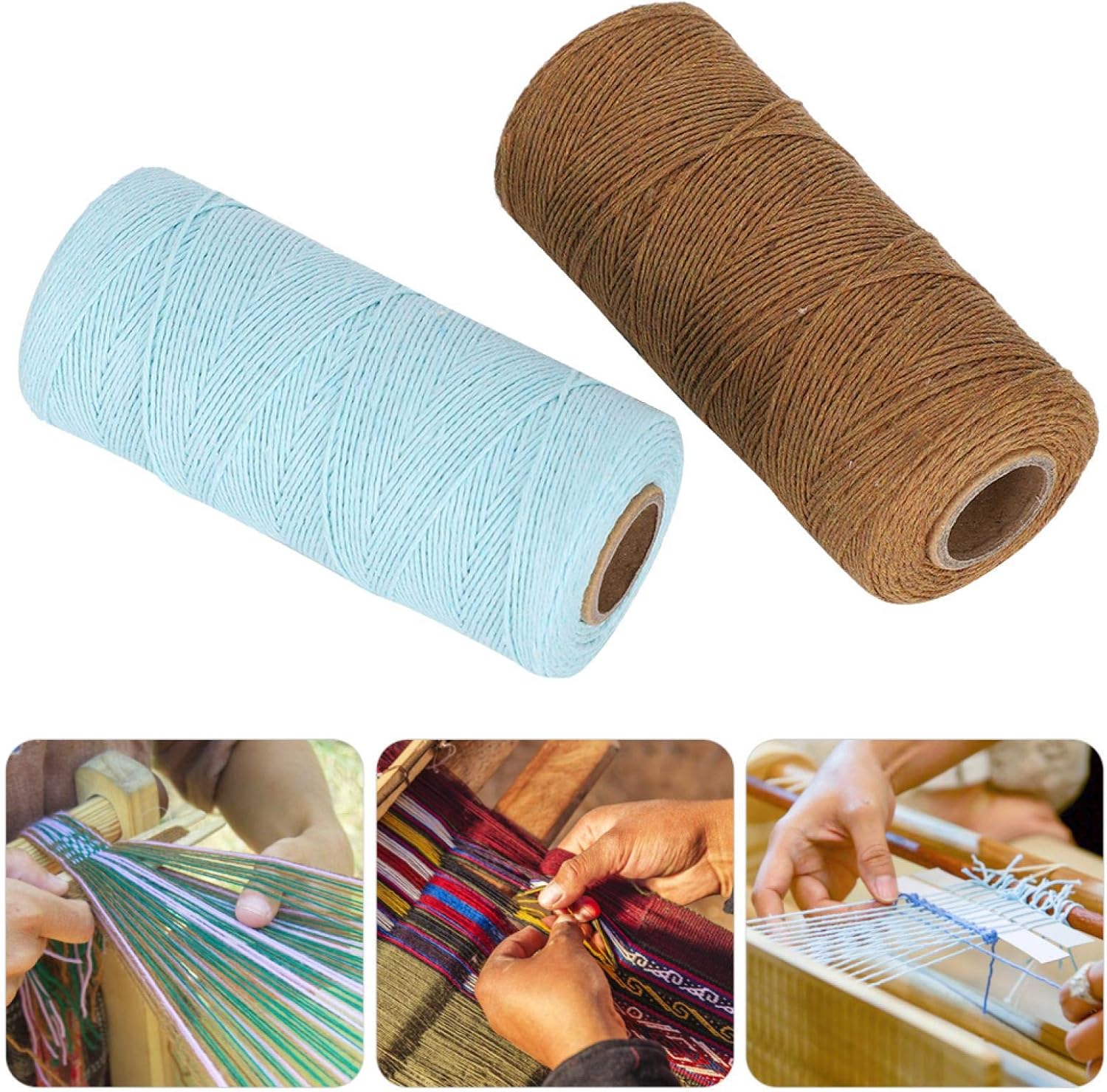 8/4 100% Cotton Weaving Warp Thread 2 Rolls 2 Colors G75837
