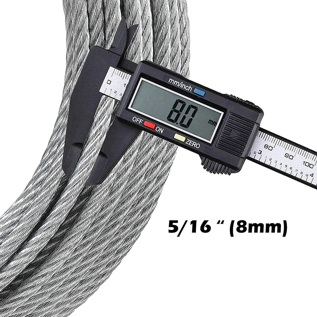 Galvanized Steel Zipline Cable 150 FT R8599