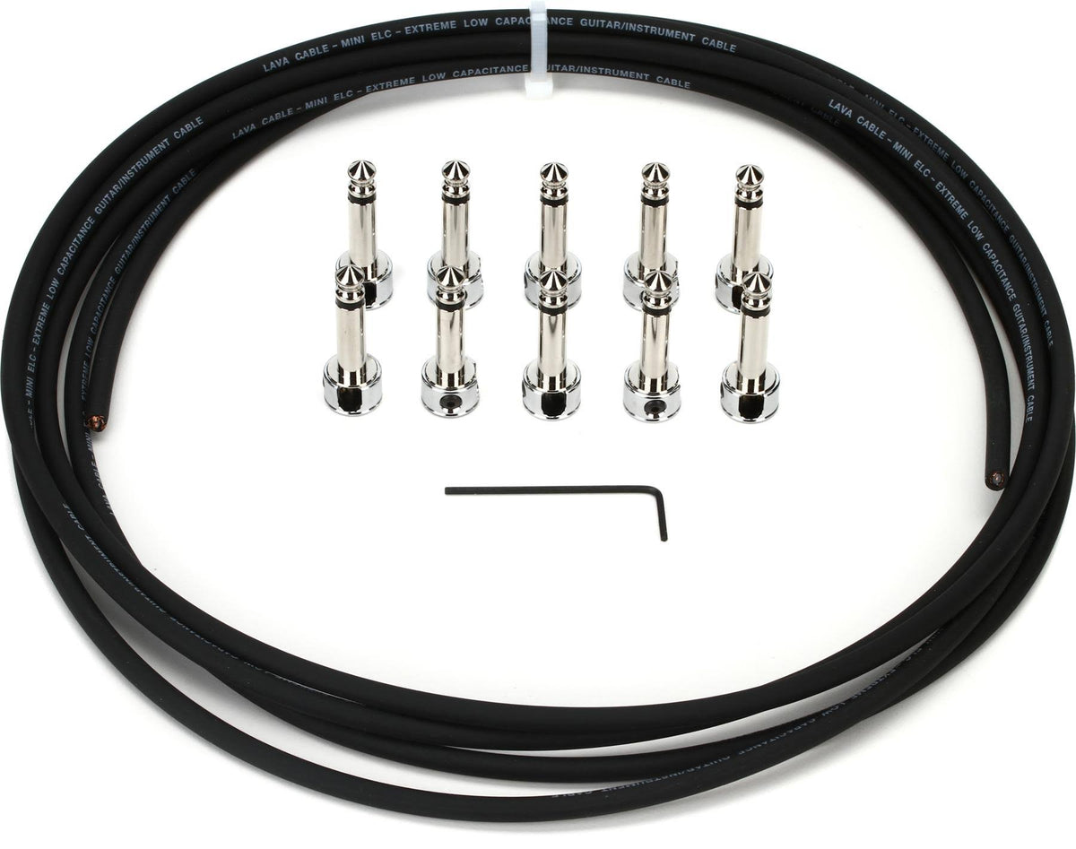 Black Solder-Free Pedalboard Cable Kit J22306