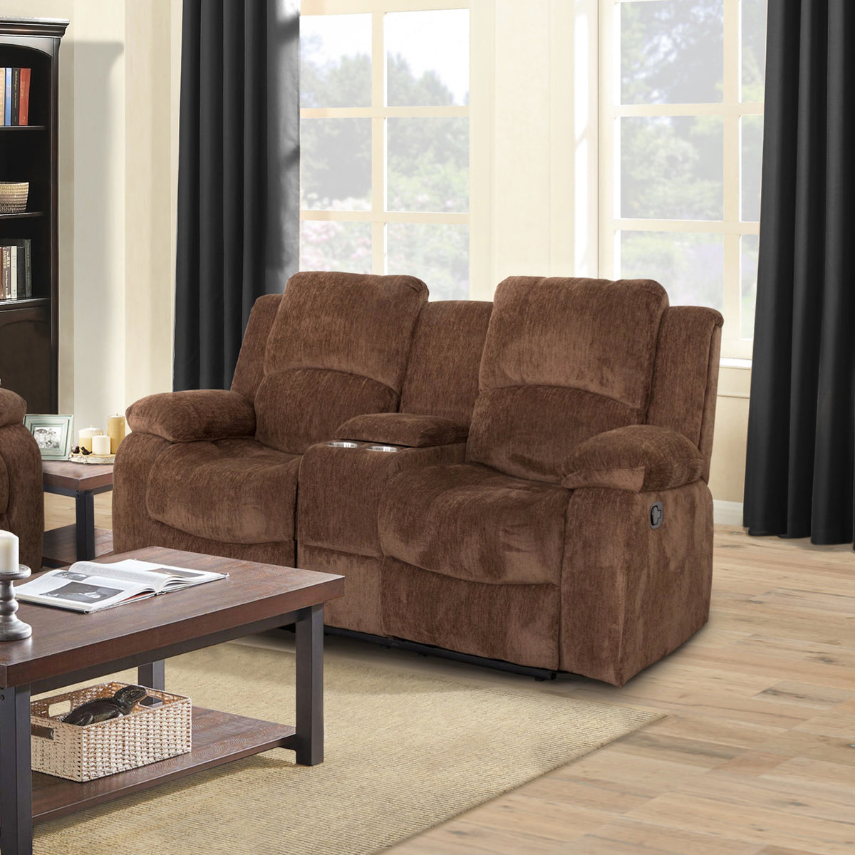 Brown Love Seat E88806