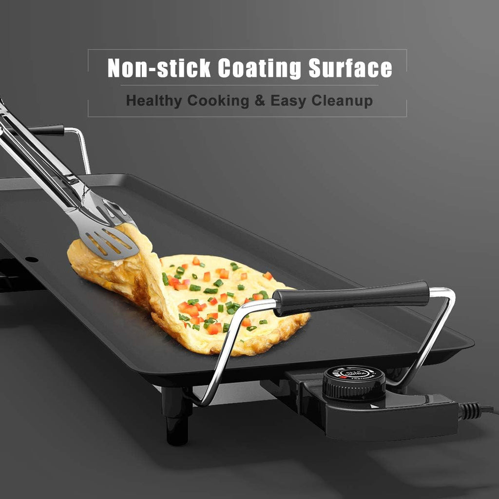 35 Electric Nonstick Extra Large Griddle Grill with Adjustable Temperature & Drip Tray J298909