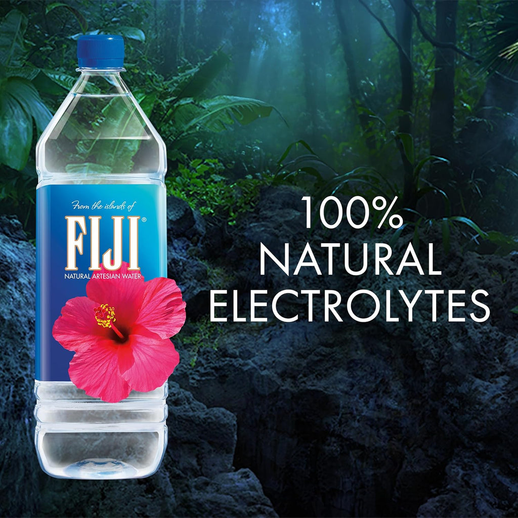 Natural Artesian Bottled Water 1.5 Liters / 50.7 Fl Ounce (Pack of 12) E1892