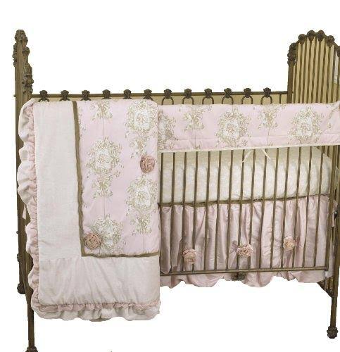 Houndstooth Front Crib Rail Cover Up Set Y549