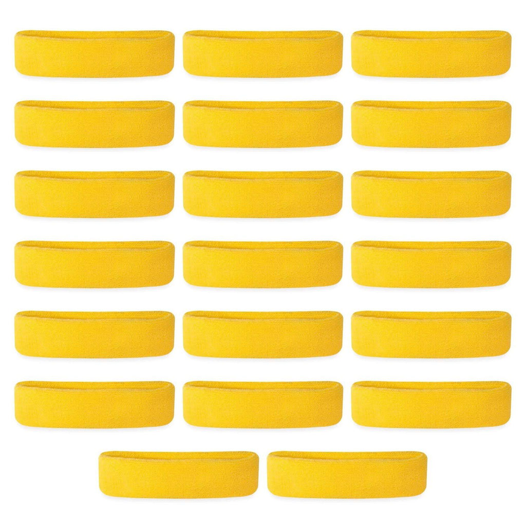 Neon Yellow Headbands (20 Pack) E27101