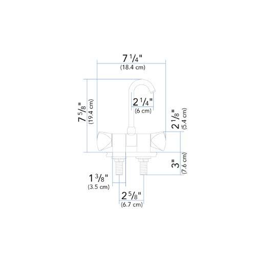 Chrome Folding Faucet C9570