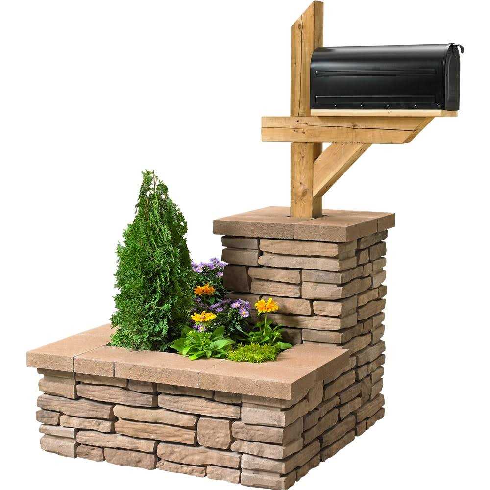 12-in L x 4-in H x 5.75-in D Concrete Retaining Wall Block P572