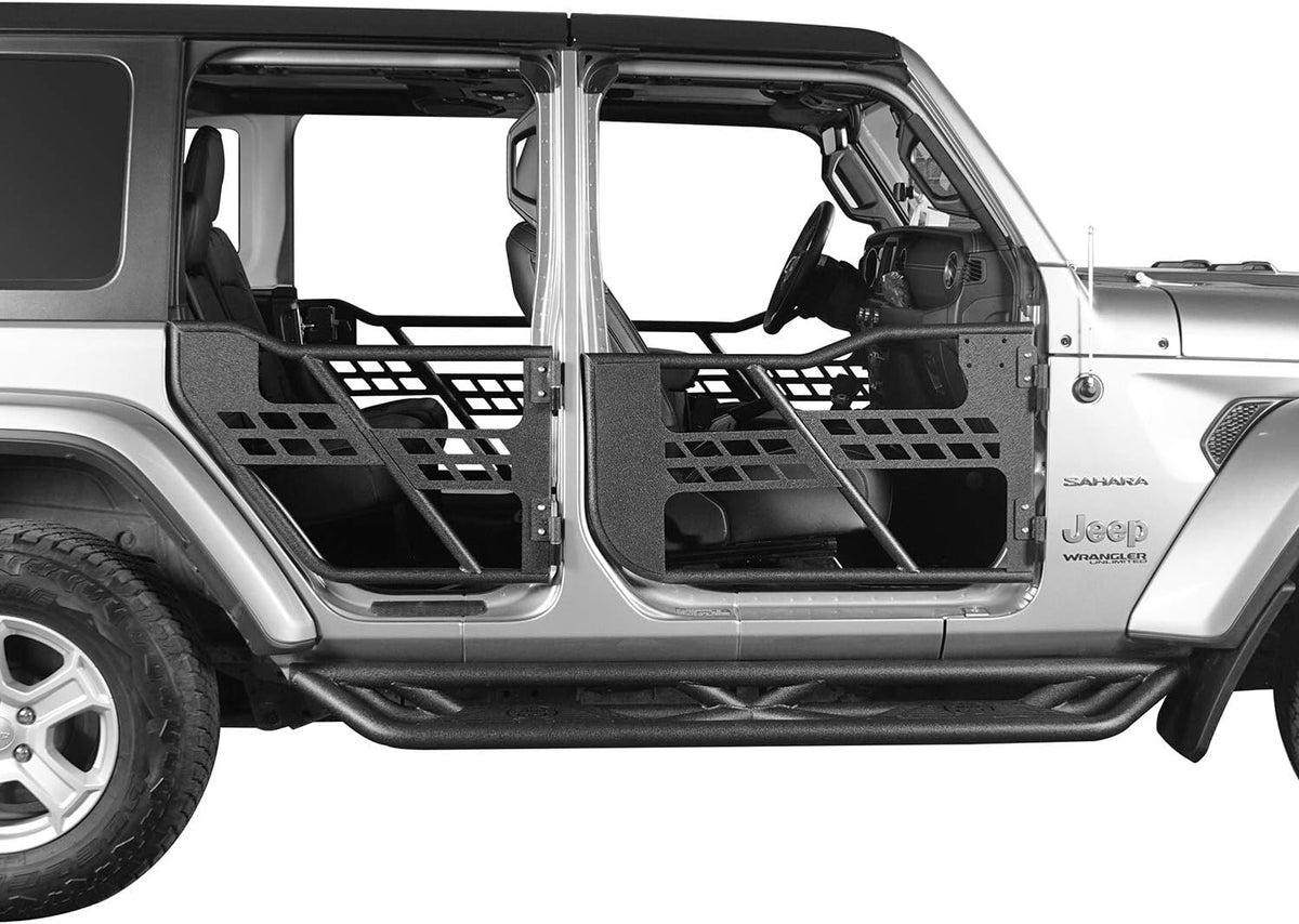 Steel Tube Summer Doors Front & Rear Kit for Jeep JL Wrangler & Gladiator JT 4-Door Z5457