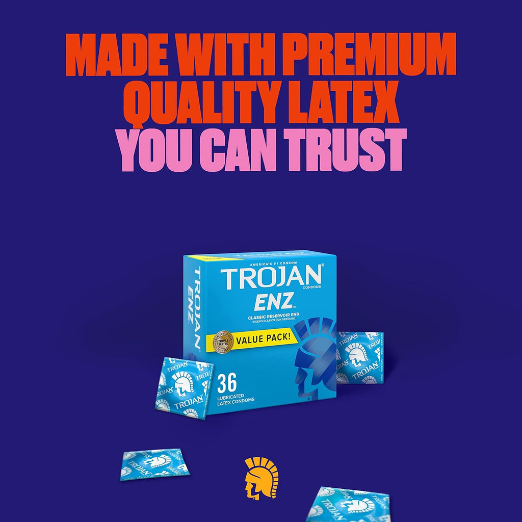 36 Count Lubricated Latex Condoms F658