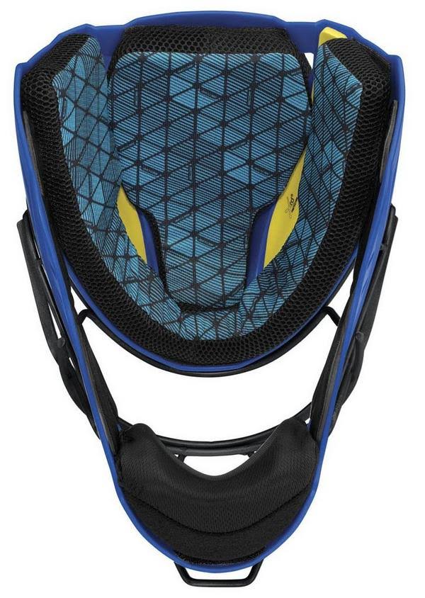 Small Royal/Silver Catcher's Helmet A40771