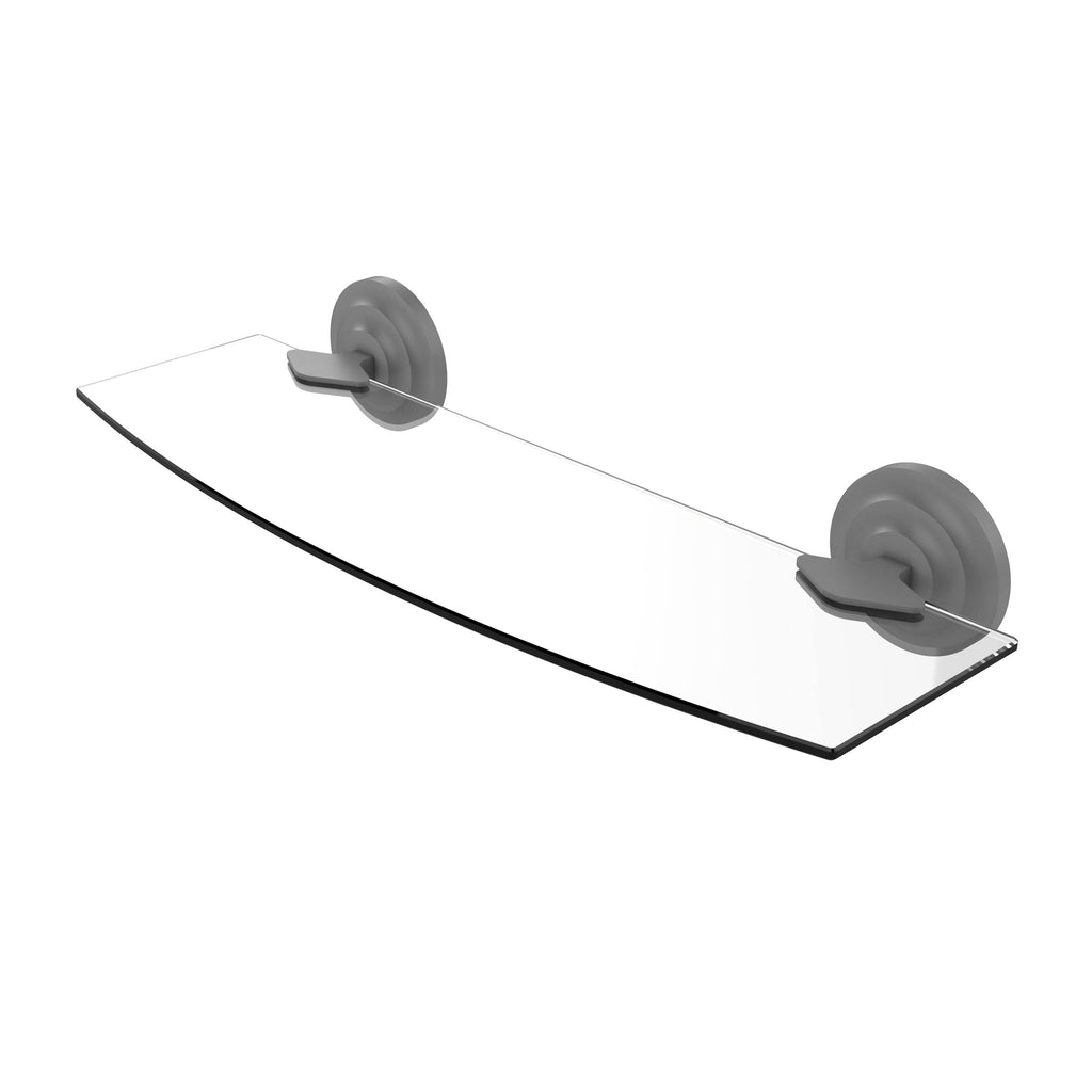 18x22 Glass Shelf Satin Brass J6890