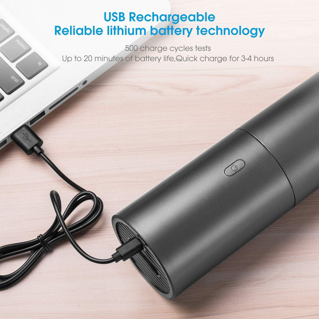 Mini Handheld Cordless USB Rechargeable Vacuum Cleaner 2 in 1, Pack of 2 D51598