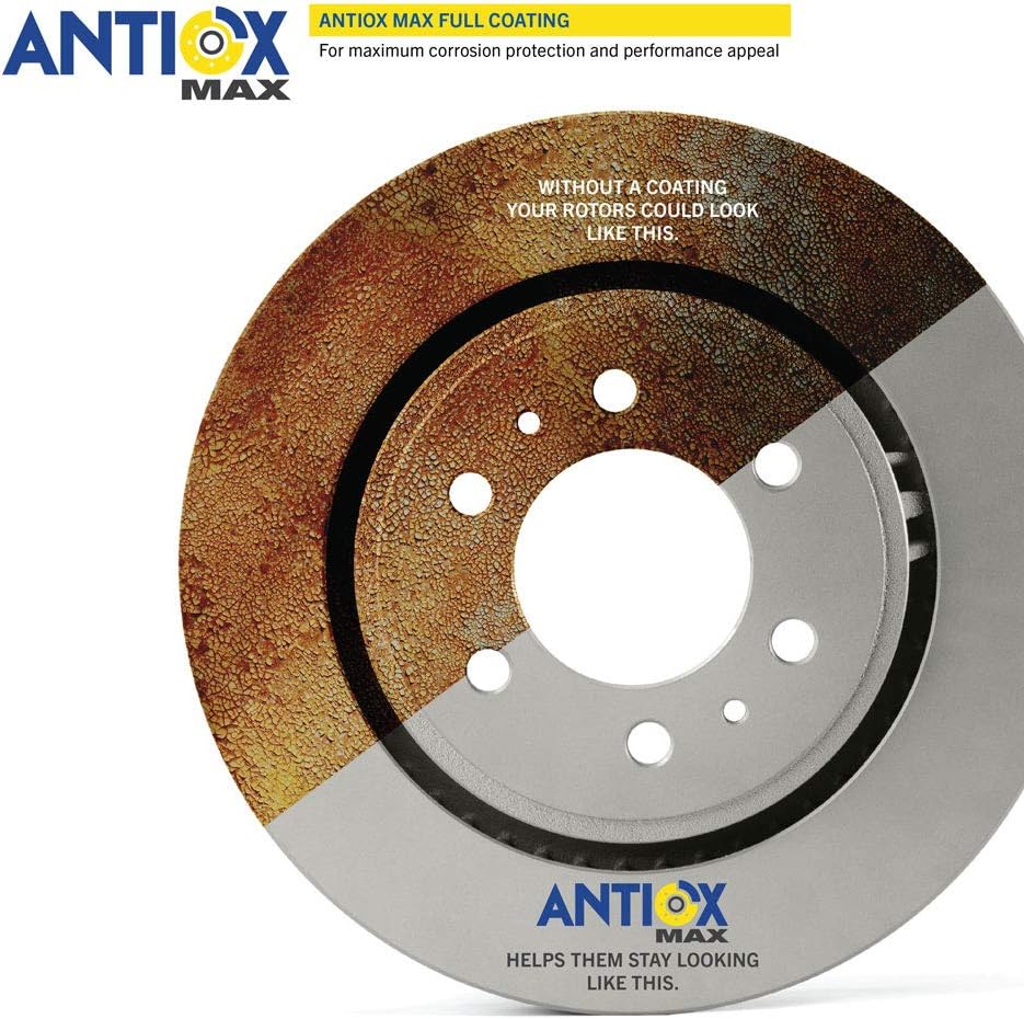 Pack of 2 Front Brake Rotor G407
