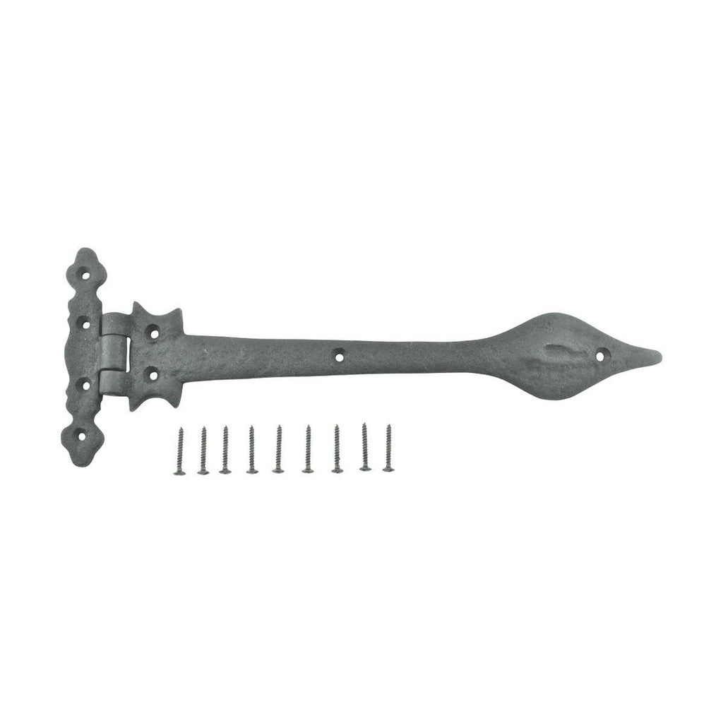 8 Strap Hinges Wrought Iron Spear Tip 11-3/4x22 Z8063