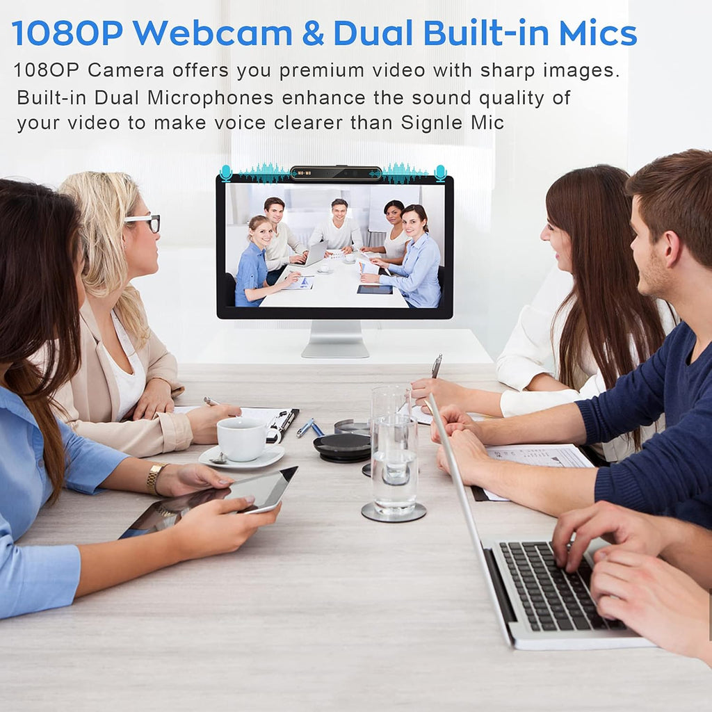 1080P IR Webcam with Dual Microphones, Pack of 2 Q90225