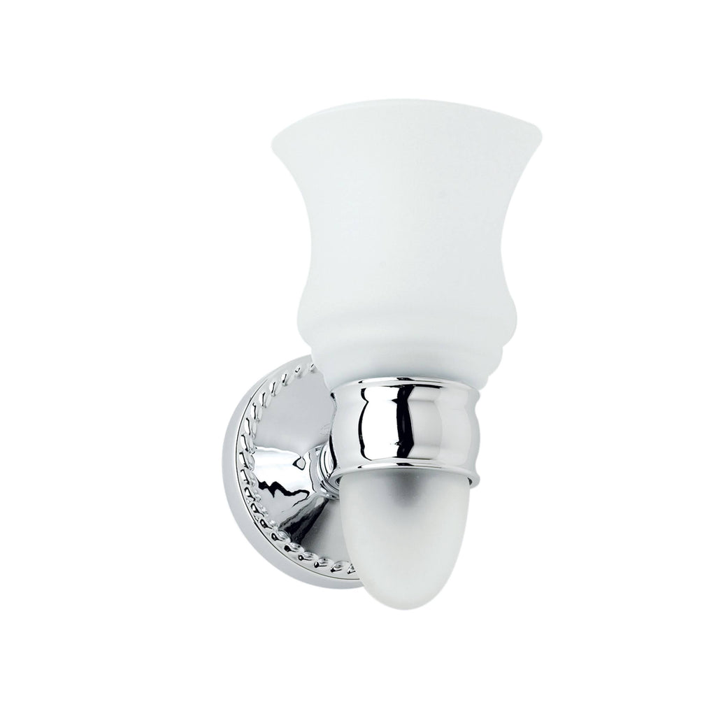 Satin Nickel Single Light with Nightlight Option I5215