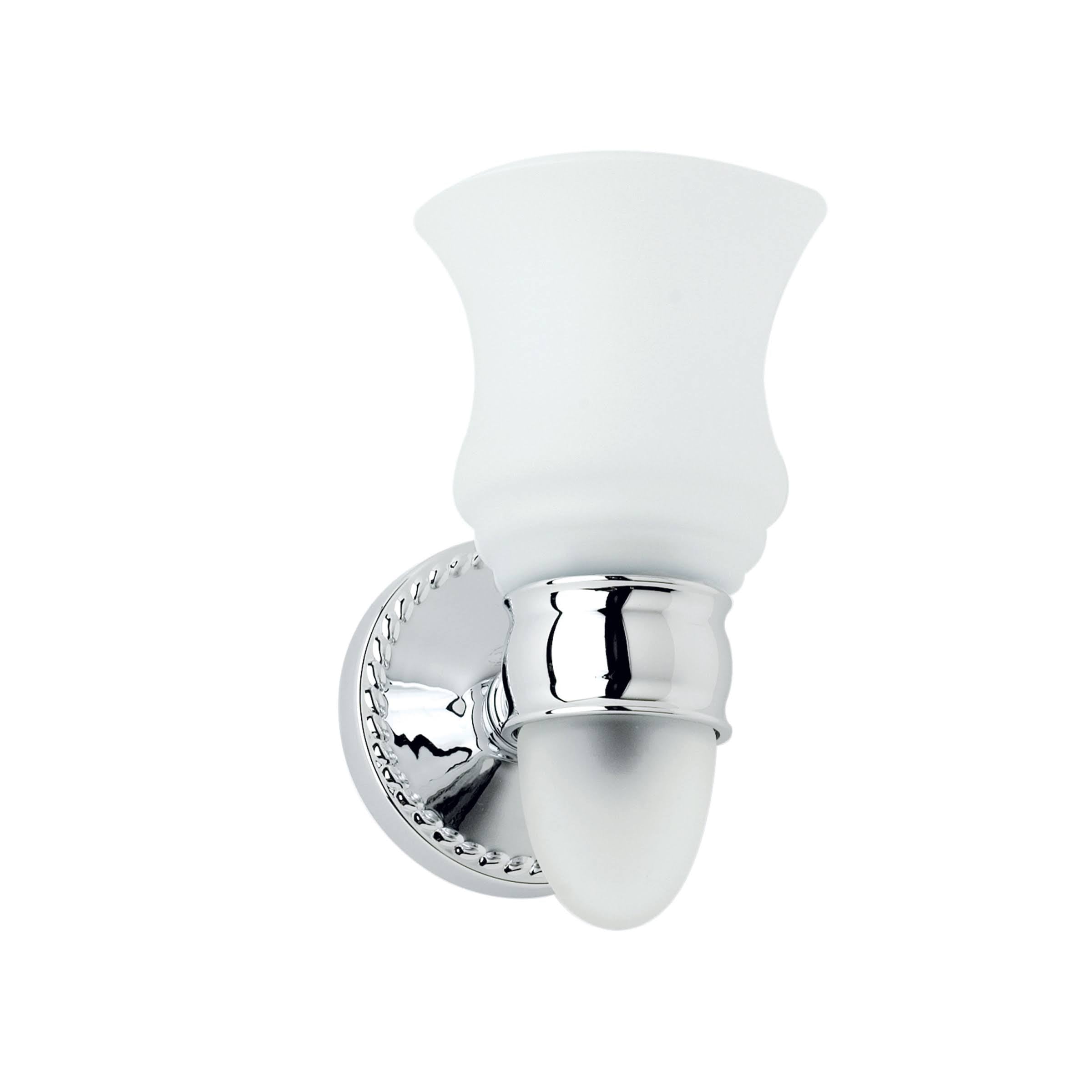 Satin Nickel Single Light with Nightlight Option I5215