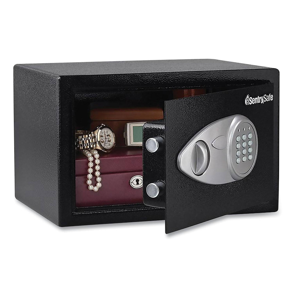 Digital Security Safe, 0.58 Cu ft, Black/Silver S441