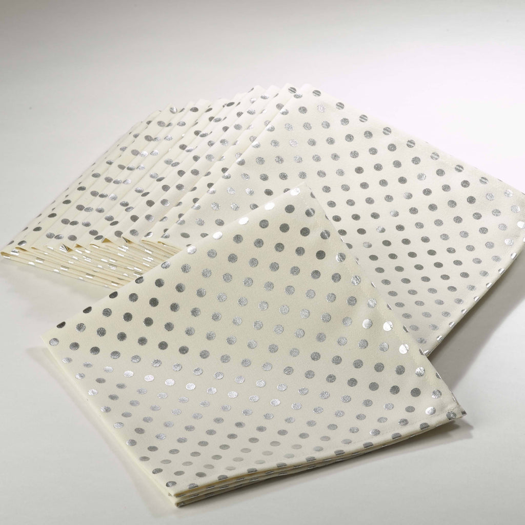 Silver Dot Napkin Citrus - Set of 12 U442